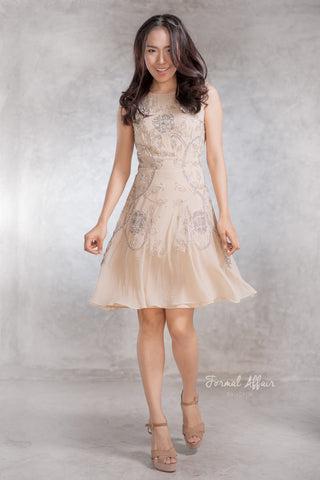 Floral Gatsby Dress - The Formal Affair