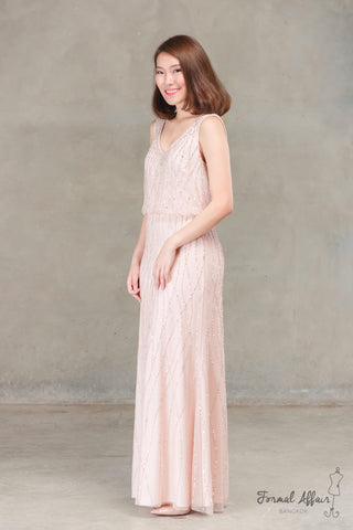 Bena Dress in Blush - The Formal Affair