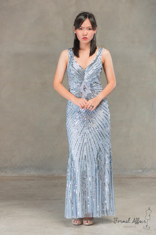 Danny Dress in Blue - The Formal Affair