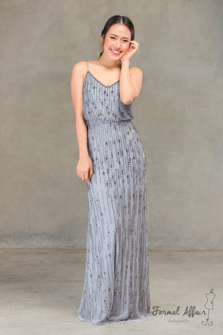 Gina Spaghetti Dress - The Formal Affair