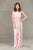 Chai Drape Dress in Pink - The Formal Affair