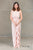 Chai Drape Dress in Pink - The Formal Affair