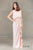 Chai Drape Dress in Pink - The Formal Affair