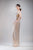 Chai Silver Strapless Dress - The Formal Affair