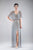 Adeline Sequin Dress in Silver - The Formal Affair