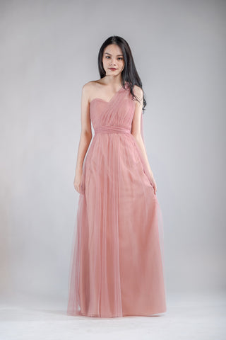 Annabelle Dress in Peony - The Formal Affair