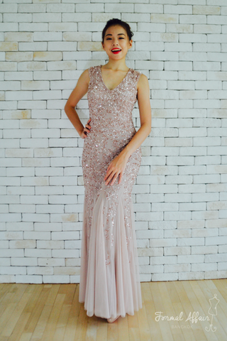 Susie Dress in Pink - The Formal Affair