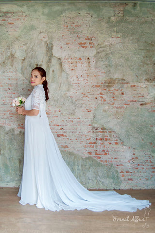 High Neck Vintage Gown - The Formal Affair