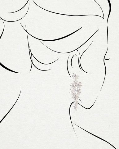 Floral Cluster Earrings