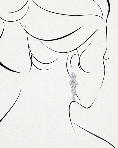 Vintage Cluster Earrings