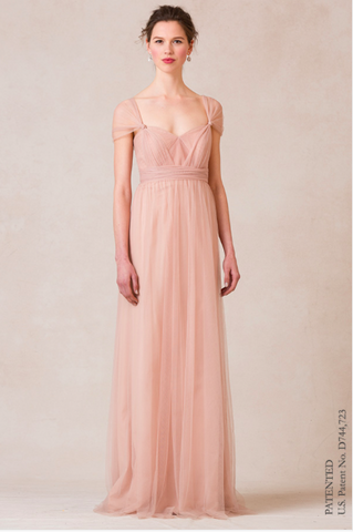 Annabelle Dress in Old Rose - The Formal Affair