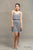 Short Gilly Dress in Grey - The Formal Affair