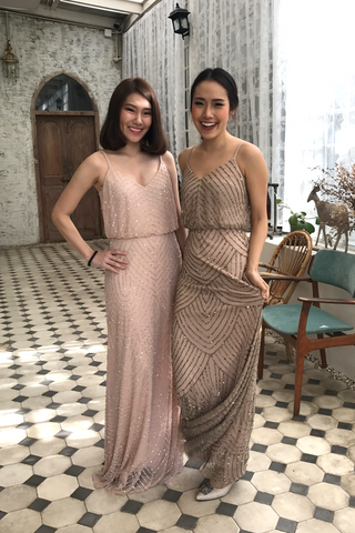 Gilly Dress in Pink - The Formal Affair