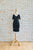 Short Pricilla Dress in Navy