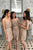 Short Gilly Dress in Beige - The Formal Affair 