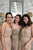 Short Gilly Dress in Beige - The Formal Affair 