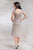 Flapper Gatsby Dress in Silver - The Formal Affair 