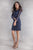 Zarita Lace Dress in Navy - The Formal Affair 