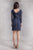 Zarita Lace Dress in Navy - The Formal Affair 