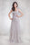 Bobbin Halter Dress in Grey - The Formal Affair 
