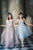 Short Maxi Ballet Dress in Blue - The Formal Affair 