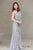 Lily Sequin Dress in Misty Grey - The Formal Affair 