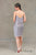 Short Angela Dress in Silver - The Formal Affair 