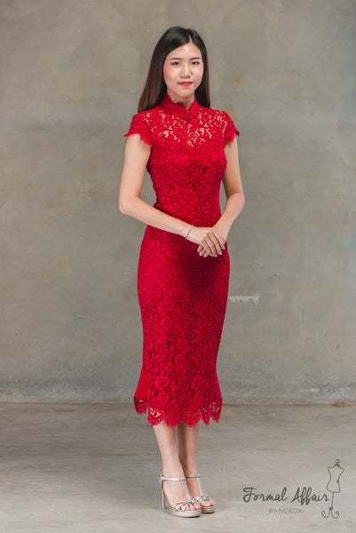 Red Qipao - The Formal Affair 