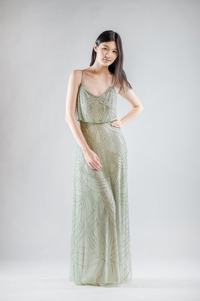 Milly Dress in Mint Green - The Formal Affair 