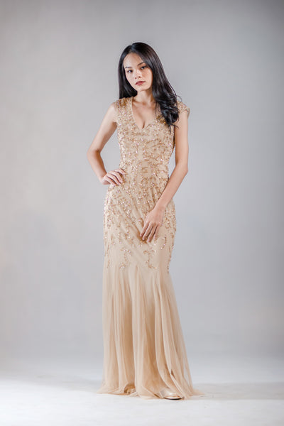 Susie Dress in Gold