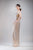 Chai Silver Strapless Dress - The Formal Affair 