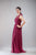 Annabelle Dress in Burgundy - The Formal Affair 