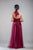 Annabelle Dress in Burgundy - The Formal Affair 