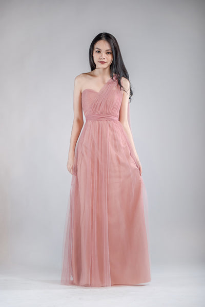 Annabelle Dress in Peony - The Formal Affair 